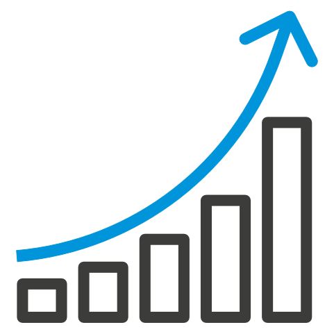 Icona benefici: supporto a ricerca e sviluppo