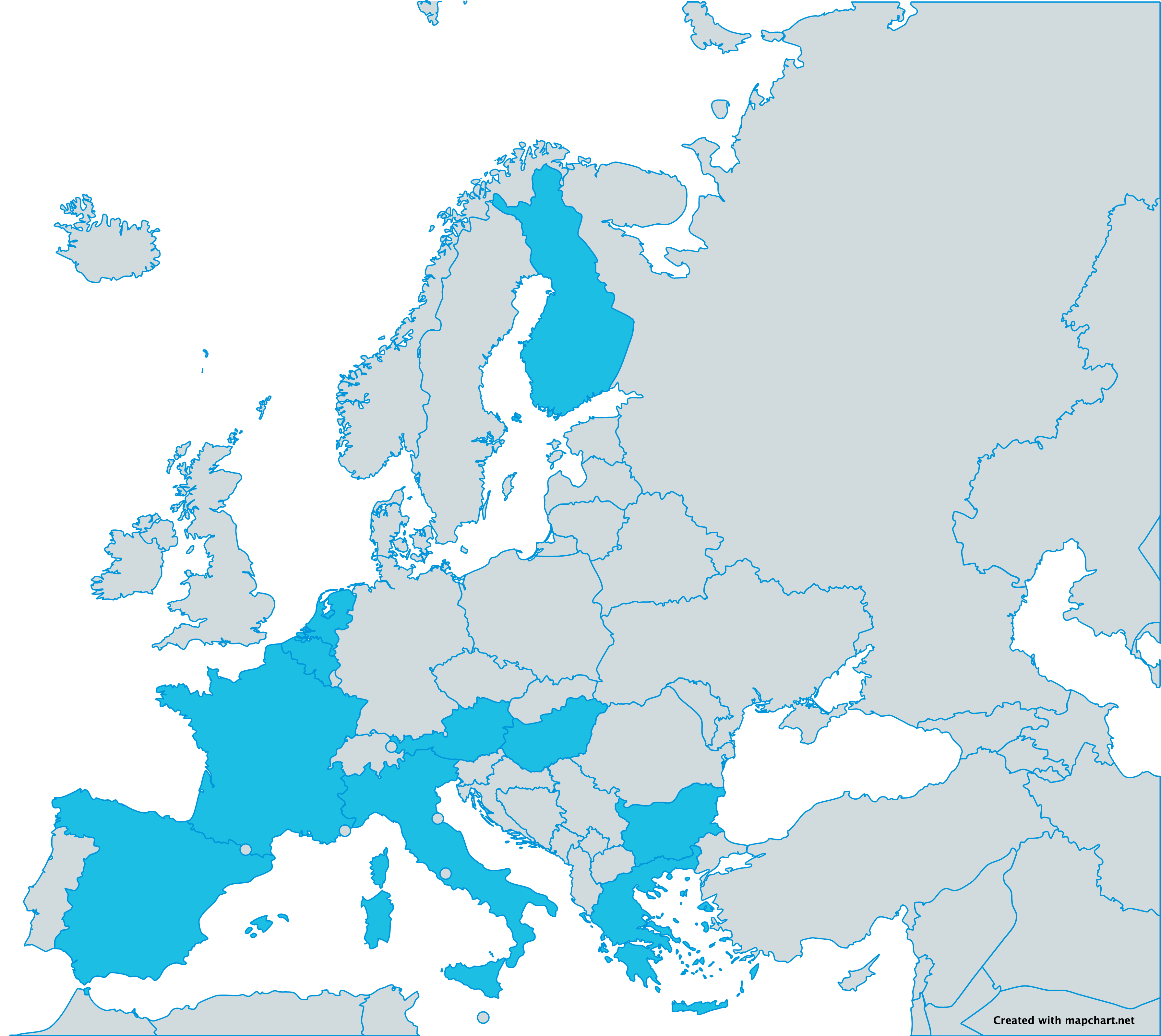 Mappa partner progetto Horizon Europe 2020 VITALISE